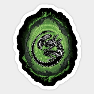 Alien Incubation Sticker